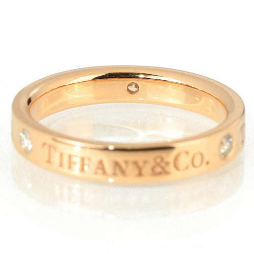 Tiffany Ring Tiffany&Co. T&Co. K18Pg 3P 7.5 Ok