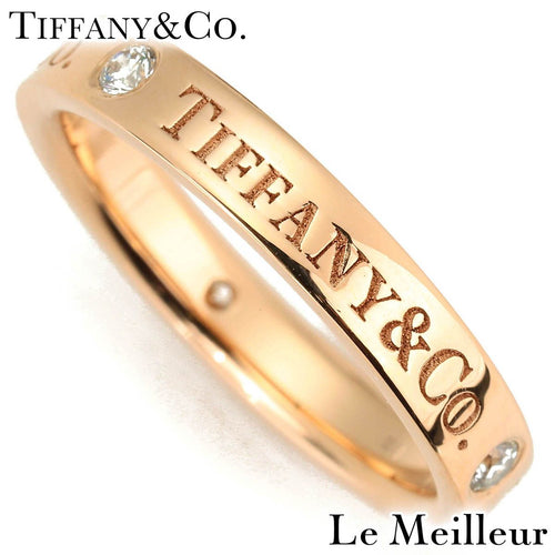 Tiffany Ring Tiffany&Co. T&Co. K18Pg 3P 7.5 Ok