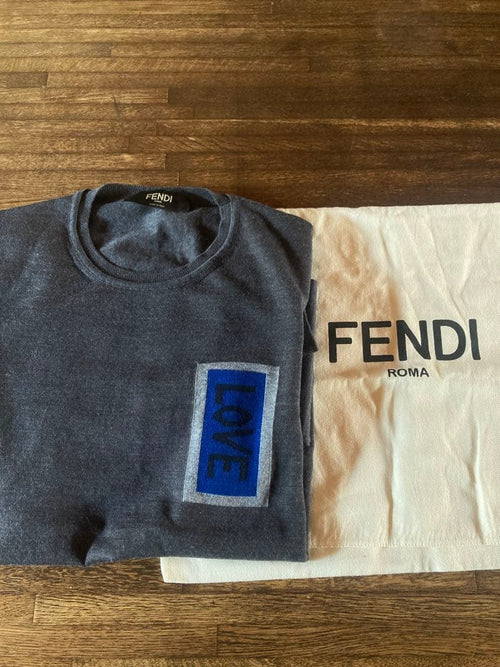 Fendi Knitted Tops Sweaters Mens M