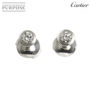 Cartier Earrings (For Both Ears) K18 Wg 750 Damour Pierced 90328566