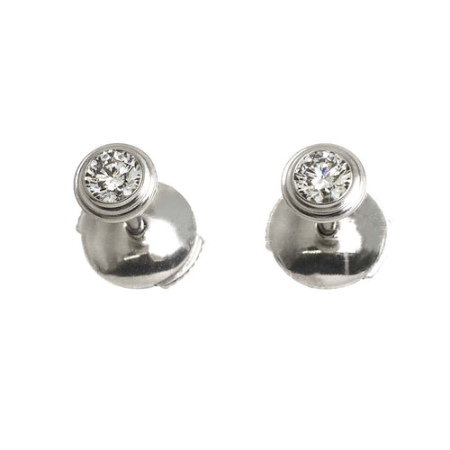 Cartier Earrings (For Both Ears) K18 Wg 750 Damour Pierced 90328566