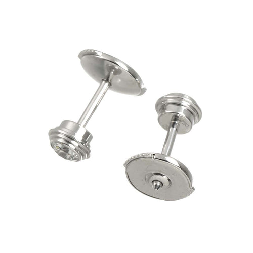 Cartier Earrings (For Both Ears) K18 Wg 750 Damour Pierced 90328566