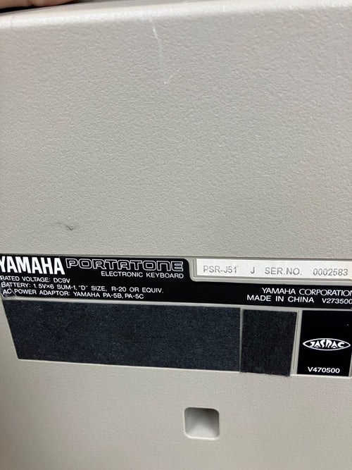 Yamaha Keyboard Electronic Piano P/Yamaha Psr-J51