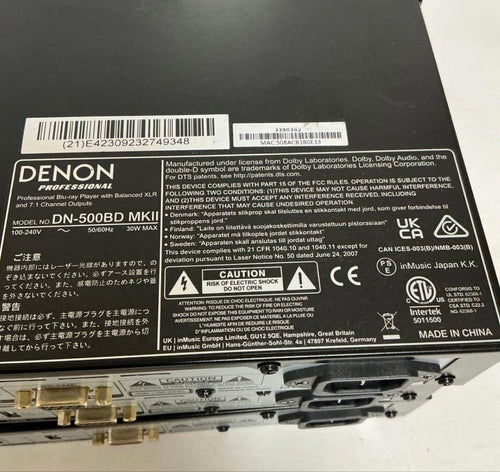 Denon Blu -Ray Recorder Dn-500Bd