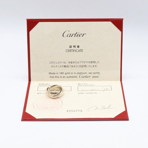 Cartier Ring K18Wg Used A