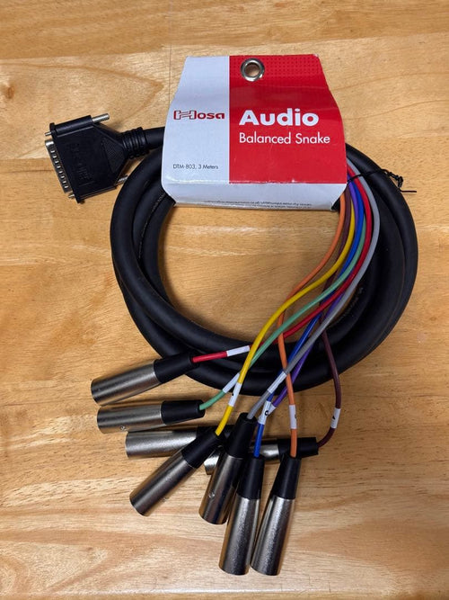 Hosa Technology Other Dtm-803 Db25-Xlr 8Ch
