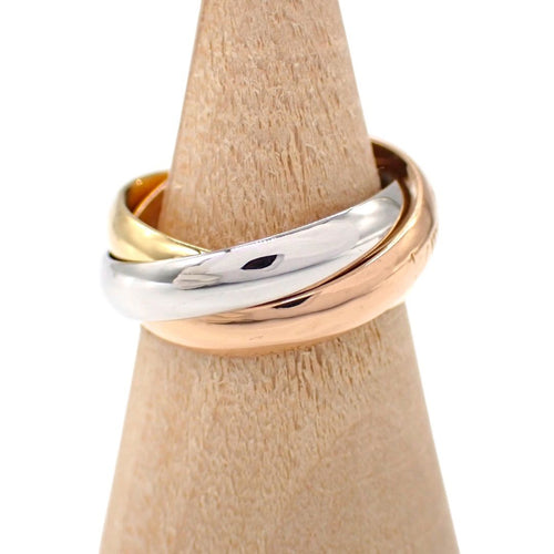 Cartier Ring 50 750 K18 Mm 3 Yg Wg Pg Rg 4752