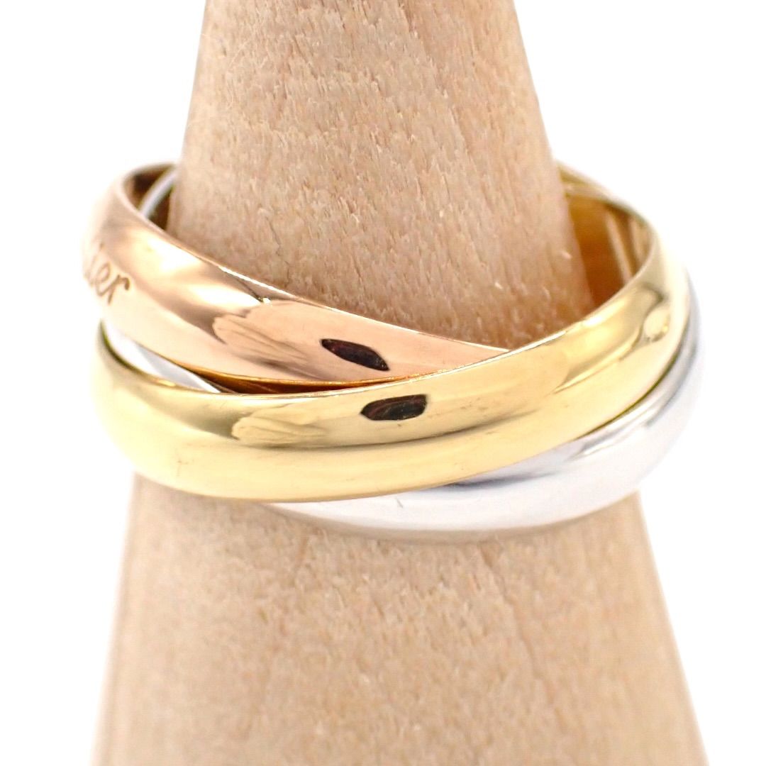 Cartier Ring 50 750 K18 Mm 3 Yg Wg Pg Rg 4752