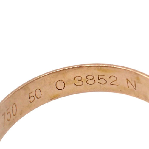 Cartier Ring 50 750 K18 Mm 3 Yg Wg Pg Rg 4752
