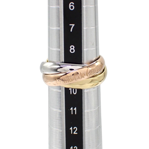 Cartier Ring 50 750 K18 Mm 3 Yg Wg Pg Rg 4752