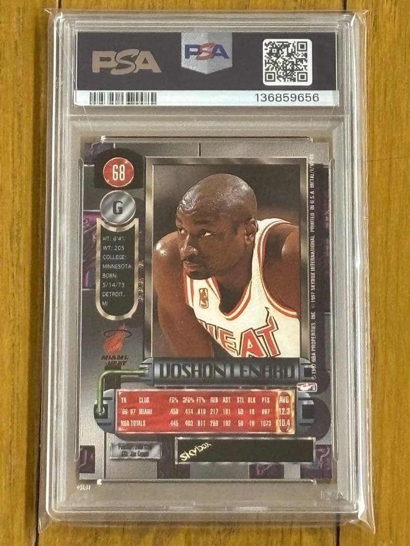 Nba Psa10 1997 Metal Universe Voshon Lenard