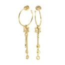 Bvlgari Earrings (For Both Ears) K18 Yg 750 B-Zero1 Pierced 90328560