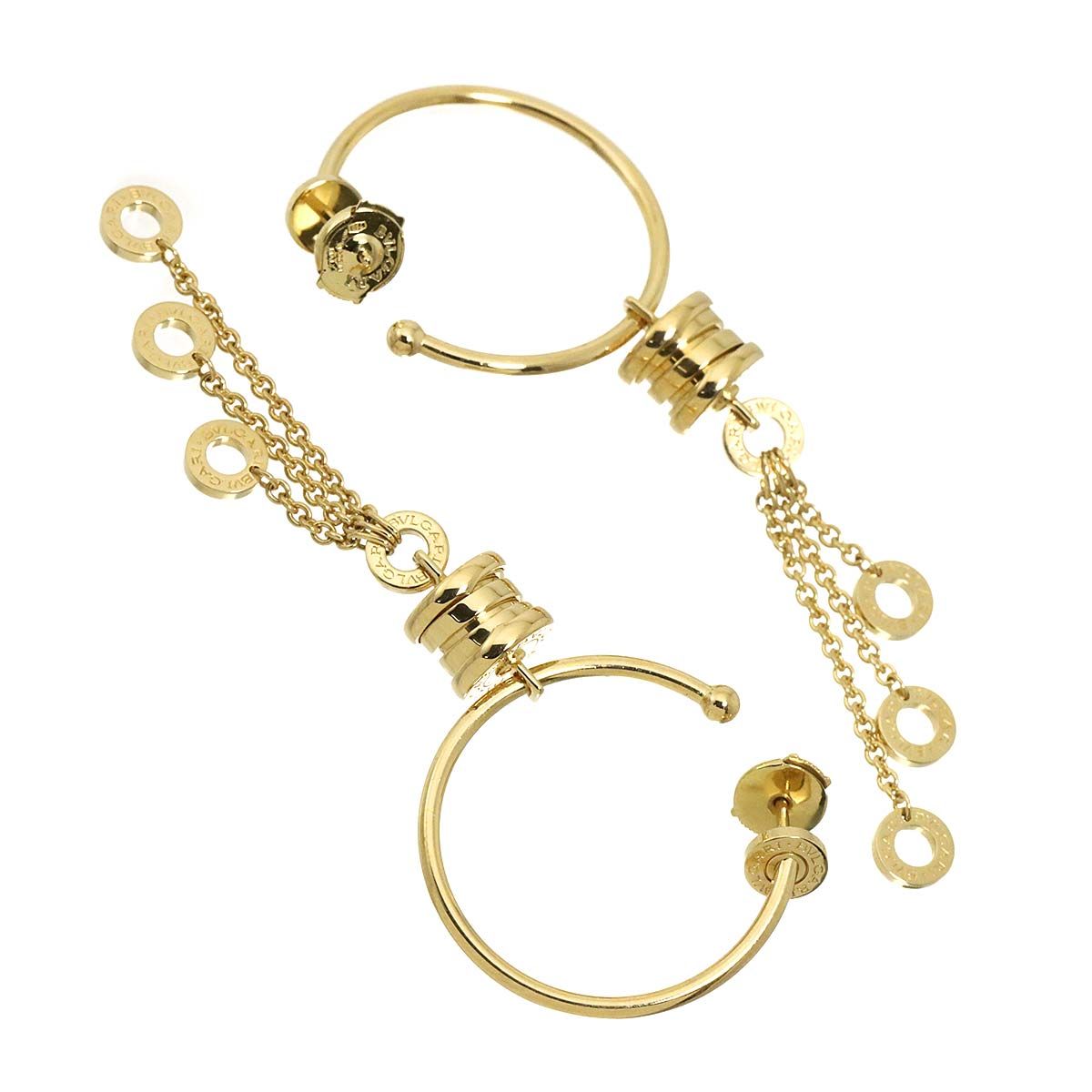 Bvlgari Earrings (For Both Ears) K18 Yg 750 B-Zero1 Pierced 90328560