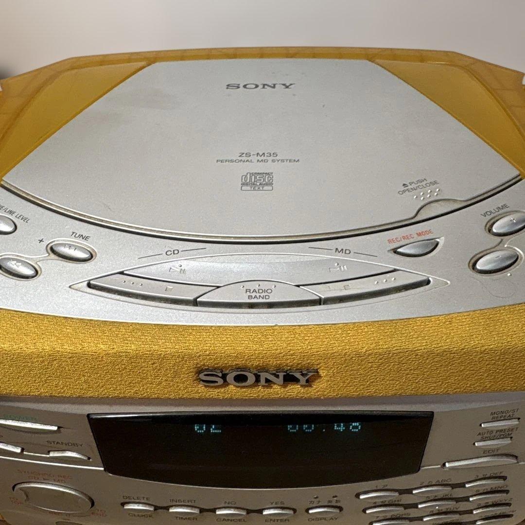 Sony Cd Md Cassette Deck Zs-M35