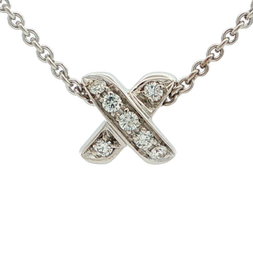 Tiffany Necklace Co. K18Wg/750-5.2G N 619173 F