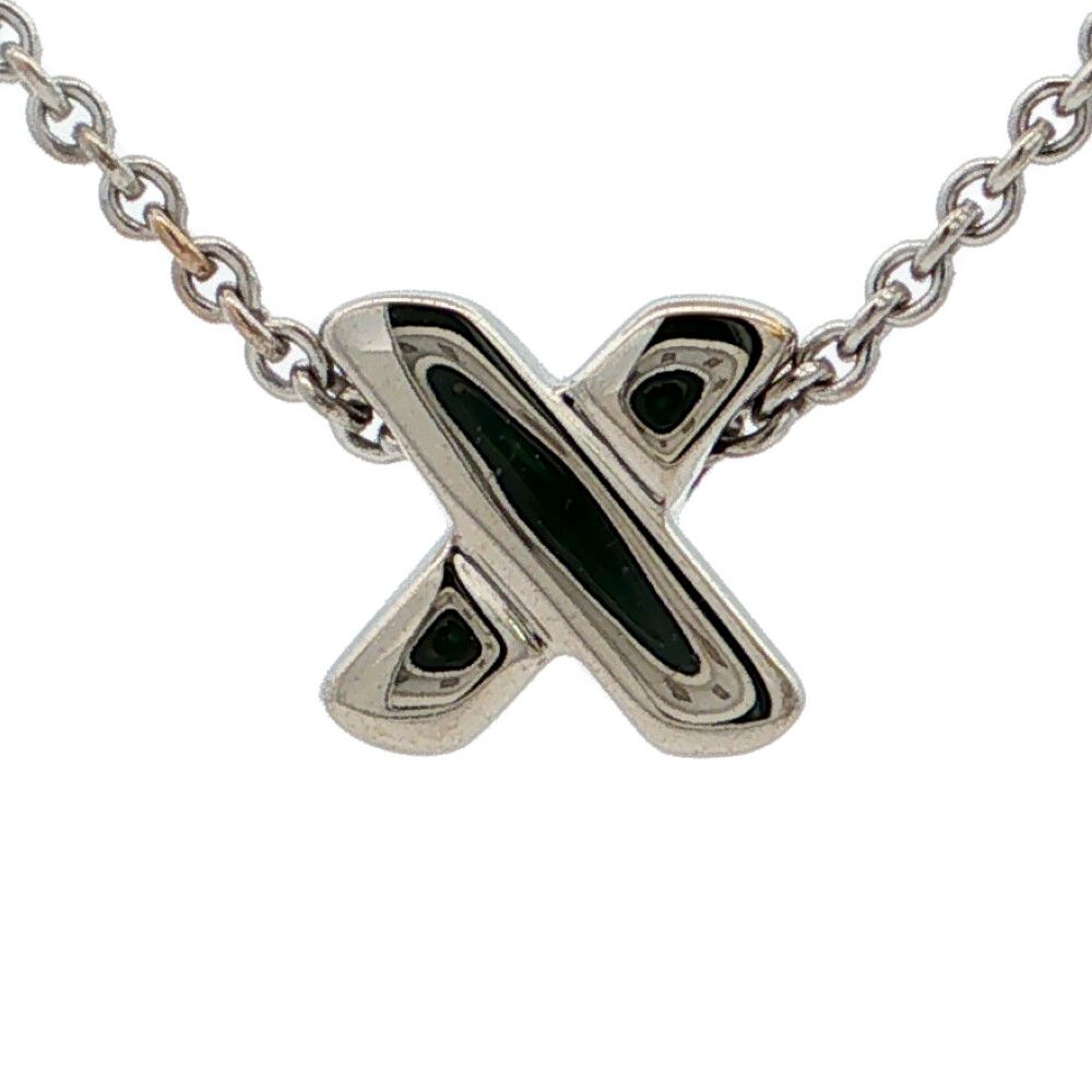 Tiffany Necklace Co. K18Wg/750-5.2G N 619173 F