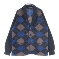 Cardigan Undercover 21Aw Ca Intarsia Argyle Knit Jkt Uc2A4103