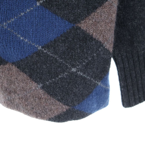Cardigan Undercover 21Aw Ca Intarsia Argyle Knit Jkt Uc2A4103