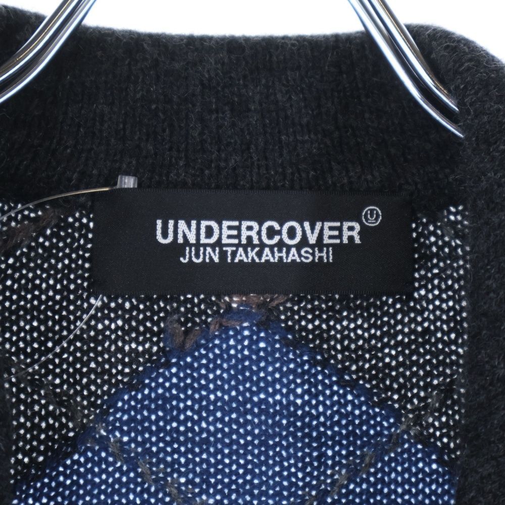 Cardigan Undercover 21Aw Ca Intarsia Argyle Knit Jkt Uc2A4103