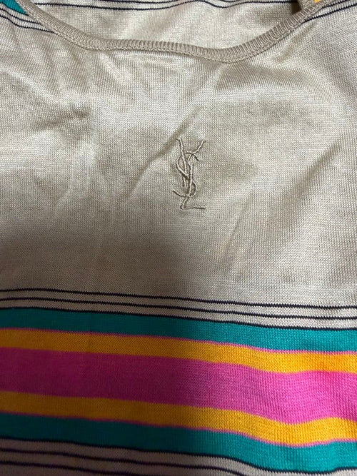 Yves Saint Laurent Sleeveless Tank Tops