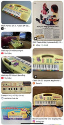 Casio Analog Synthesizer Ep-20 1987