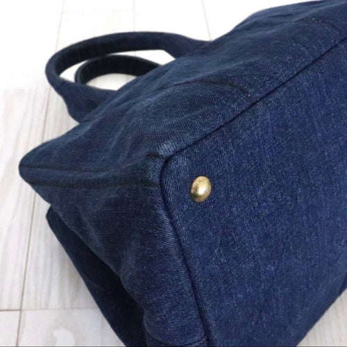 Prada Tote Bag B1877B Denim Avio