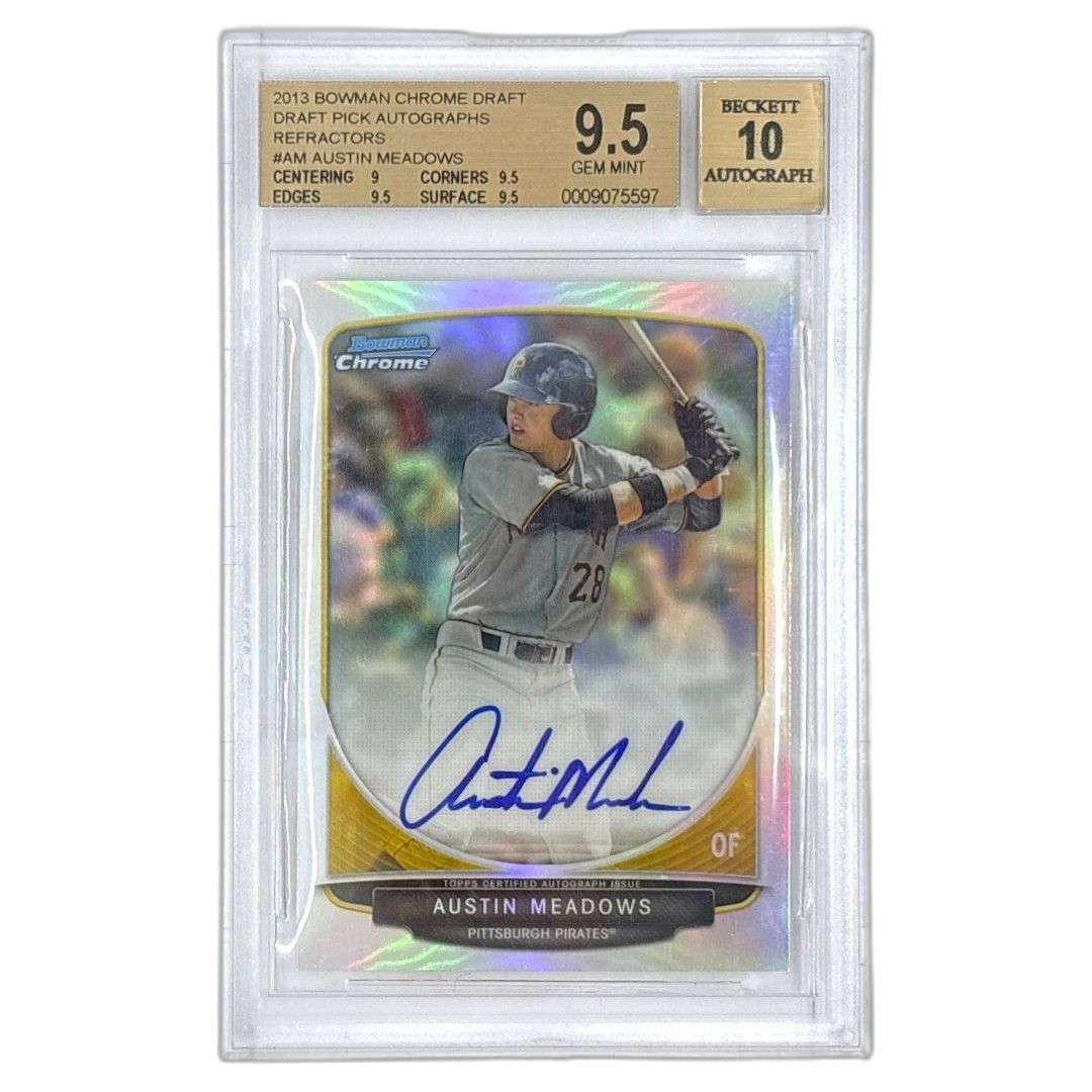 Mlb Topps Bowman Chrome Austin Meadows Pittsburgh Pirates #Bca-Am It1