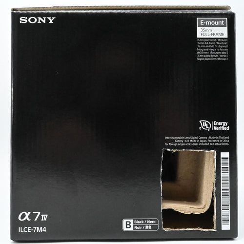 Sony Mirrorless Interchangeable Lips 7Iv Ilce-7M4