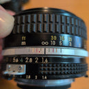 Prime Lenses Nikon Nikkor F/1.4