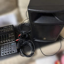 Yamaha Portable Pa System Stagepas300 Bossbx-4 Mackie8