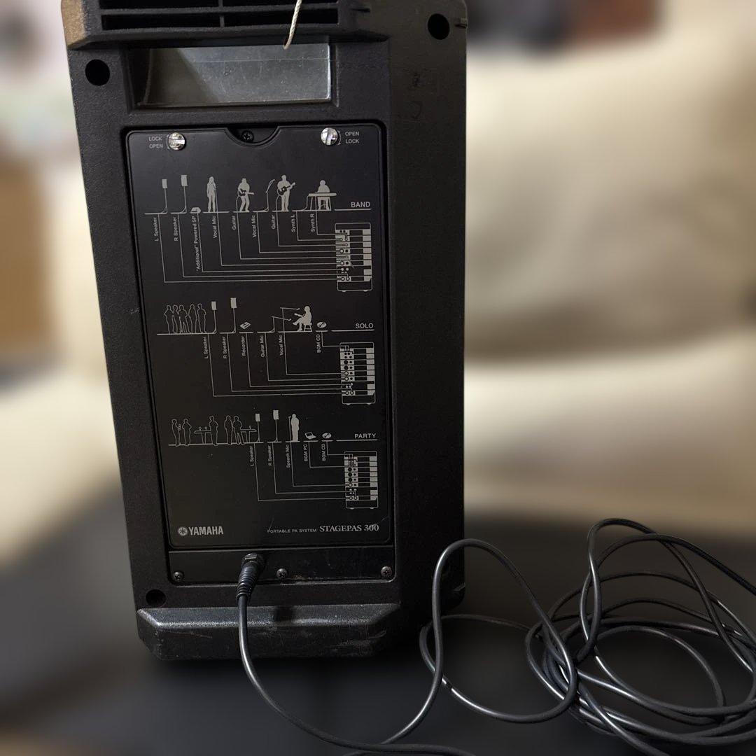 Yamaha Portable Pa System Stagepas300 Bossbx-4 Mackie8