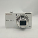 Nikon Compact Digital Camera Coolpix S6200 White