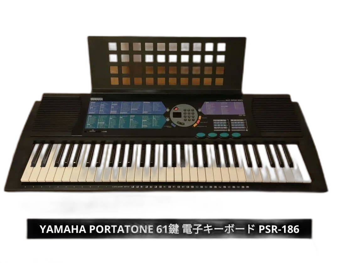 Yamaha Keyboard Electronic Piano Portatone 61 Psr-186