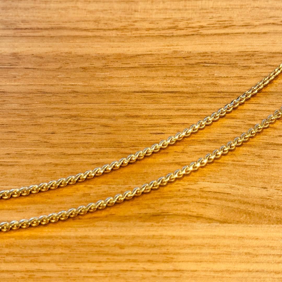 Cartier Necklaces Vintage Wave Link Chain Yg750