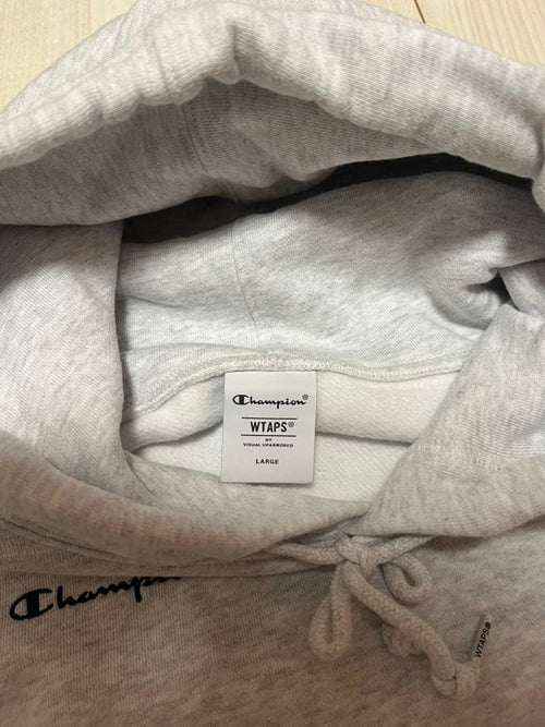 Wtaps Hoodies Champion Academy Hooded Ctpl Ash Gray(
