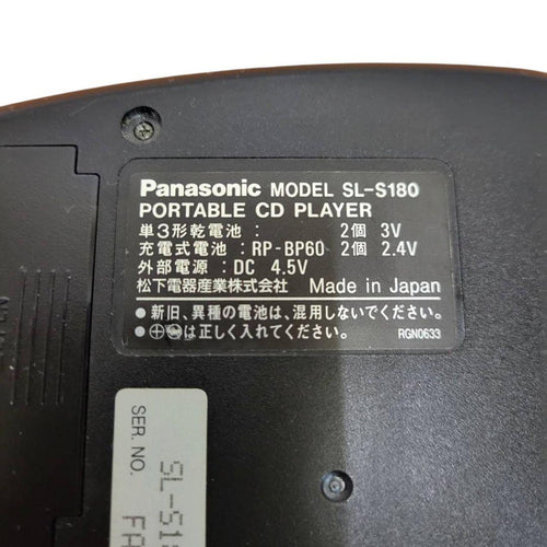 Panasonic Dvd Players Cd Sl-S180