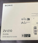 Sony Mirrorless Interchangeable Lips Zv-E10 4K
