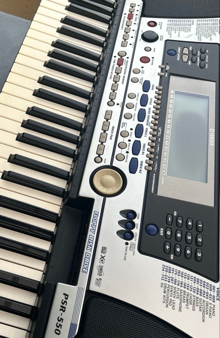 Keyboard Electronic Piano Yamaha Psr-550