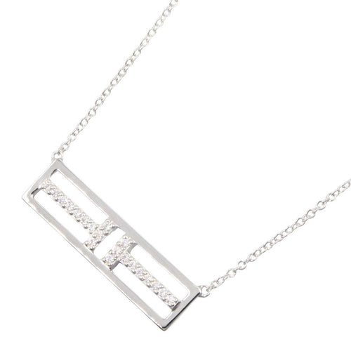 Tiffany Necklace Co T 40/45.5 K18Wg