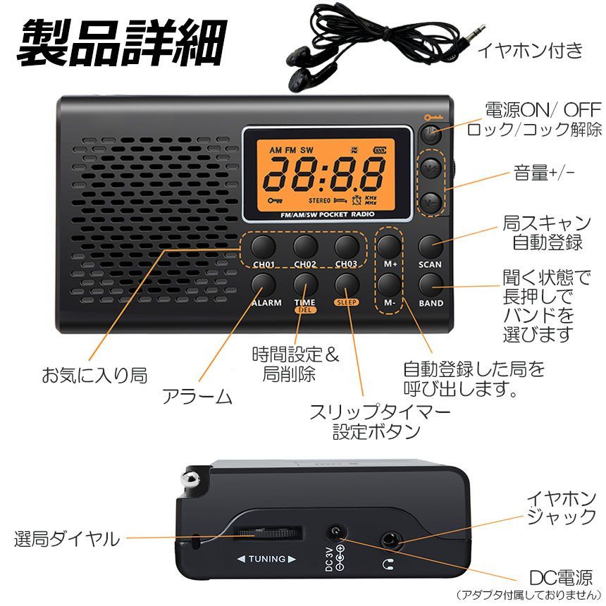 Radio And Boombox 4 Am/Fm Fm Dsp Am