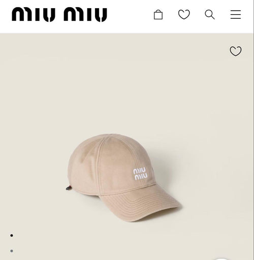 Miu Baseball Caps Miumiu M