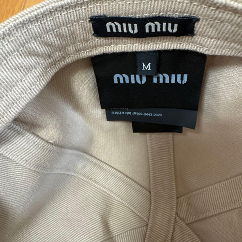 Miu Baseball Caps Miumiu M