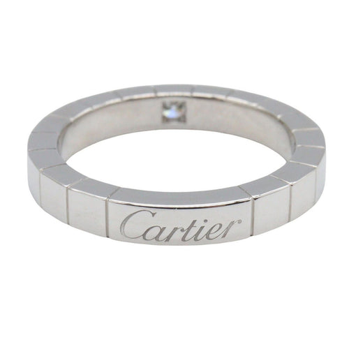 Cartier Ring 1Pd Oj2688 K18Wg Used A