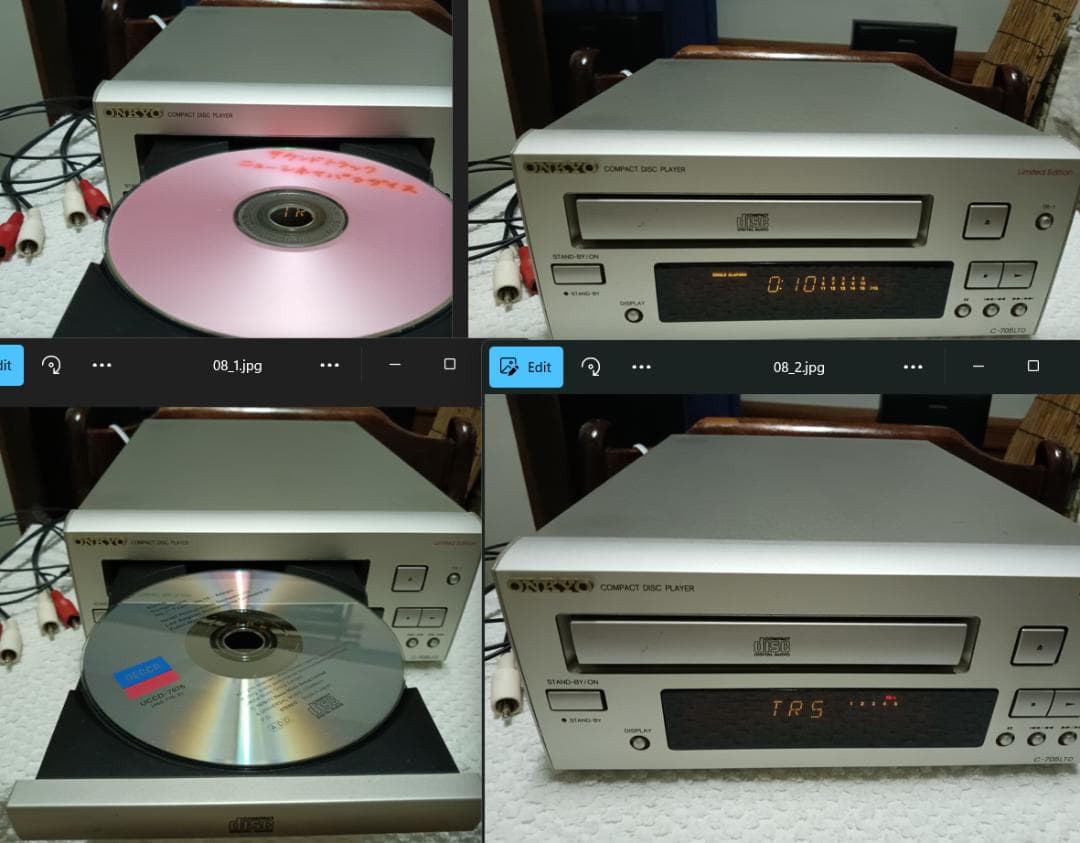 Onkyo Cd, Md Cassette Decks C-705 Ltd