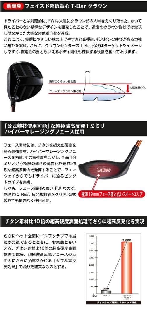 Works Golf Fairway Wood Fw Attas