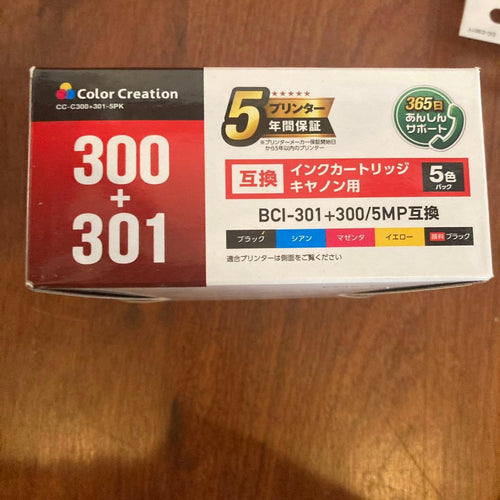 Color Creation Ink Cartridges Refills Bci-301+300 2