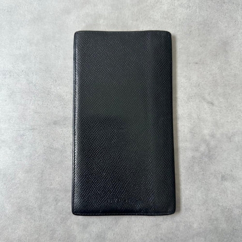 Bvlgari Long Wallets Embossed Logo Bifold Wallet