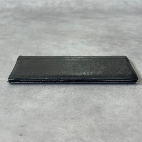 Bvlgari Long Wallets Embossed Logo Bifold Wallet