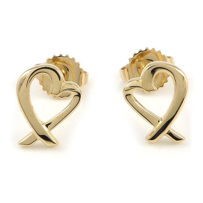 Tiffany Earrings (For Both Ears) Co. 60021164 K18Yg