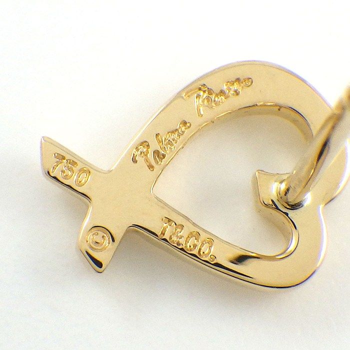 Tiffany Earrings (For Both Ears) Co. 60021164 K18Yg